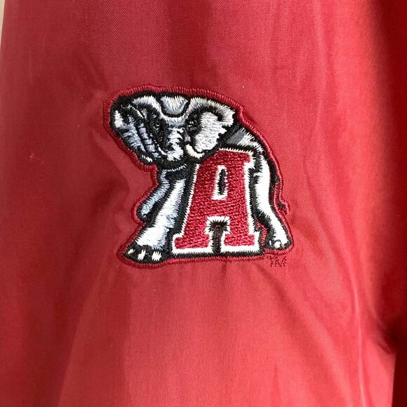 University of Alabama Crimson Tide Windbreaker Jacket XL Full Zip Nylon Mesh Lin - Picture 4 of 9